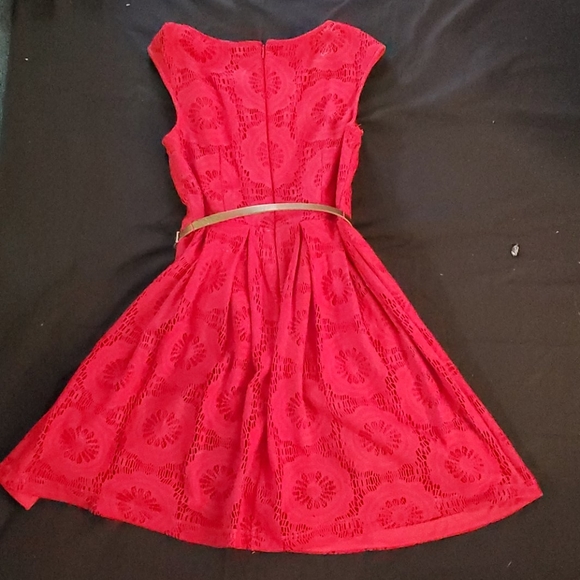 Petite Red Dress - Picture 2 of 4